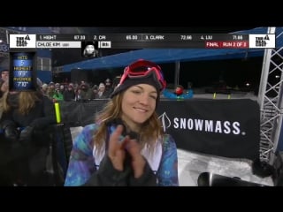 Chloe kim wins womens snowboard superpipe bronze at x games aspen 2017