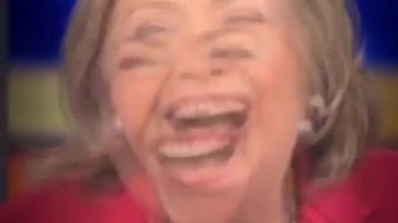 Смех из ада хилого клитора #hillary #clinton is evil! #клинтон