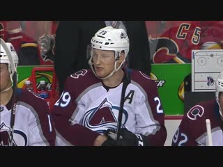 Nathan mackinnon furious on bench and calls out his coach