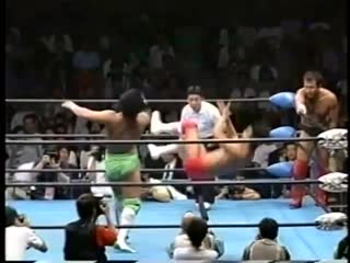 Daisuke ikeda/yoshinobu kanemaru vs satoru asako/richard slinger