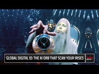 Worldcoin's digital id the ai orb scanning your irises