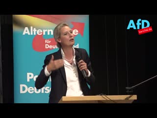 Alice weidel mdb afd spricht in weisswasser (1080p 50fps h264 128kbit aac)