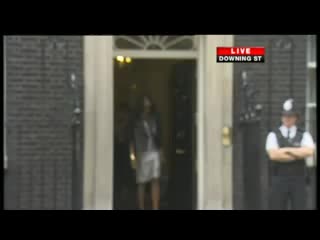 Naomi campbell met gordon&sarah brown on downing str