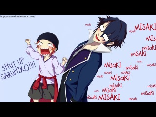 Misaki yata and fushimi saruhiko xd