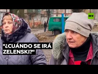 Una jubilada de górloa habla sobre los bombardeos desde ucrania