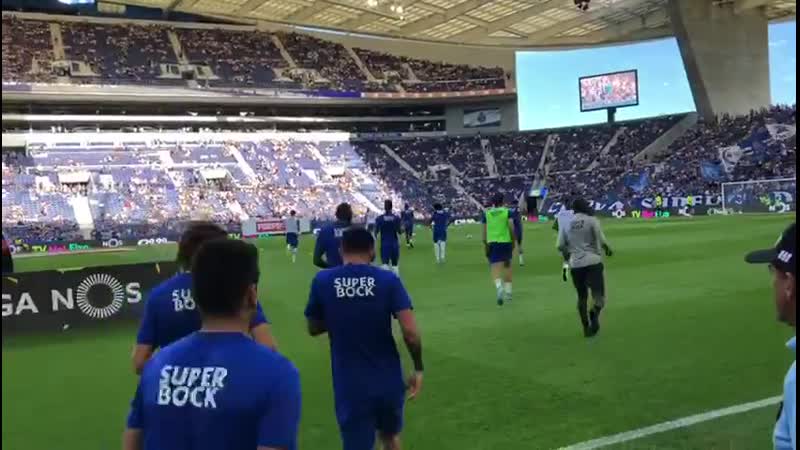Aí está a equipa do futebol clube do porto