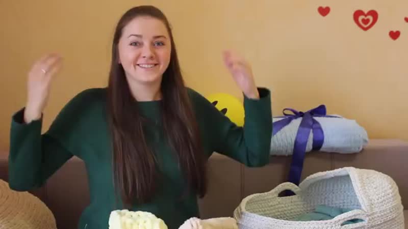 Плед из ализе пуффи