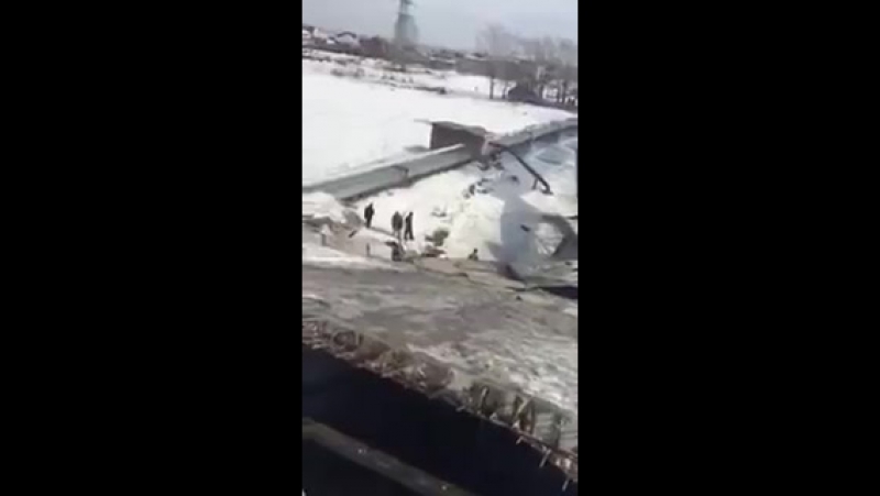 Красноярский край сегодня упавший мост через енисей передаёт привет в крым