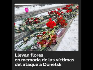 Declaran día de luto en donetsk tras el ataque ucraniano a un mercado