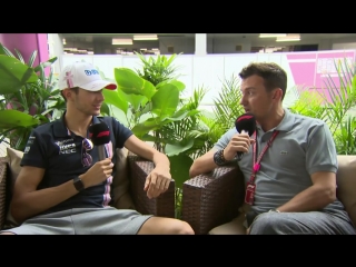 Live at the singapore gp esteban ocon