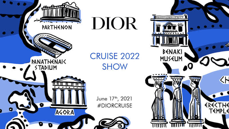 Показ коллекции dior cruise 2022