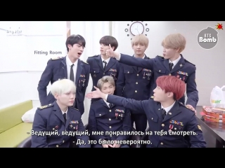 [rus sub][bangtan bomb] bts with special mc jin bts with special mc jin @ 2017 kbs 가요대축제 bts