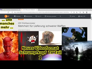 „neues videoformat schrumpfkopf tv teil 1 (waffenlieferungen, meine wutrede, usw )!!!“