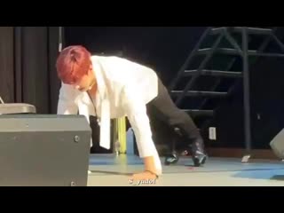 Workout king yuvin straight up did 20 push ups with no pause! look how adorably proud he was when he found out he beat kookh