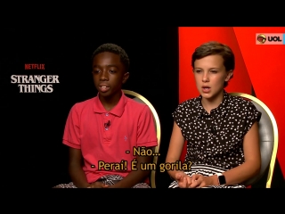 Millie Bobby Brown And Caleb Mclaughlin Interview Exclusive For Uol Full Hd 1080p