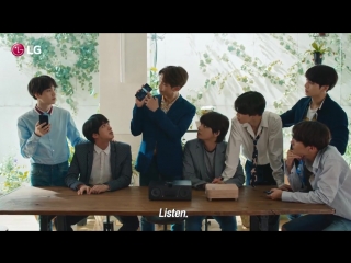 Lg g7 thinq bts reacts to lg g7 thinq boombox speaker