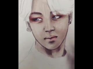 Jiminie red sketching by efa