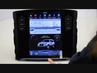 Kirinavi vertical screen tesla style android 6 0 10 4 for mitsubishi pajero andr