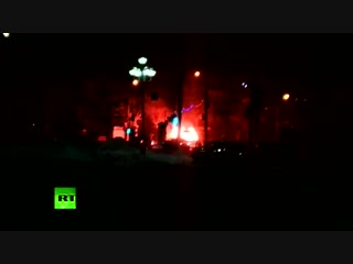 Магнитогорск горит газель minibus explodes in russias magnitogorsk