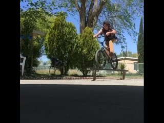 Adrian morales bmx barspin to railride to tailwhip