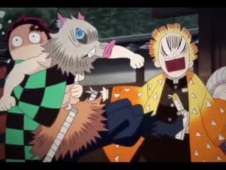 Kimetsu no yaiba | kny vine & edit | inosuke hashibira x tanjirou kamado x zenitsu agatsuma