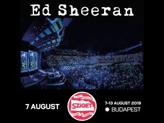 Первый хедлайнер #sziget2019 ed sheeran
