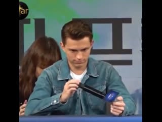 Tom holland being such a dork