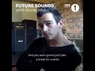 Matty healy about how he is getting on in lockdown