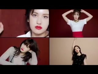 171027 somi with bazaar × chanel red, action!