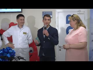 В уфе вручили первый велосипед в рамках акции «добрый донор»