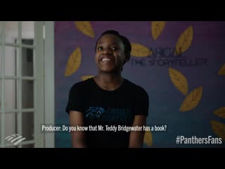 Meet abigail the storyteller and hear about her panthers fan story