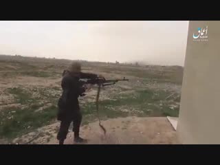 Amaq released footage from clashes today in susah and hawi al susah also seen is a svbied porn