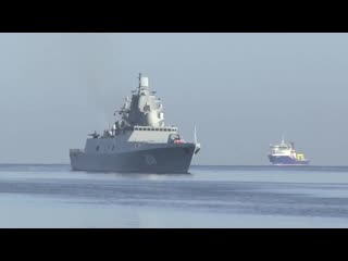 Admiral gorshkov frigate in port of havana, cuba on 24 june 2019