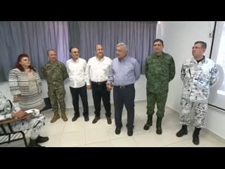 Amlo diálogo con elementos de la guardia nacional en cuartel de tepetitlán, jalisco