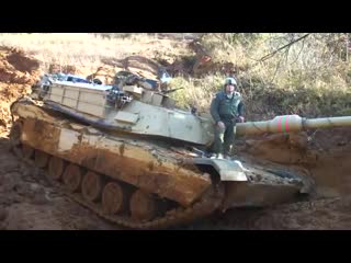 M1 abrams stuck in mud m1a1 off