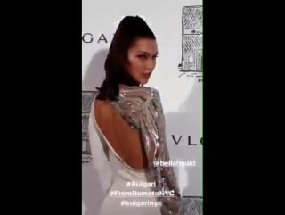 Bh, br bella hadid na inauguração da loja da bulgari em nova york, !