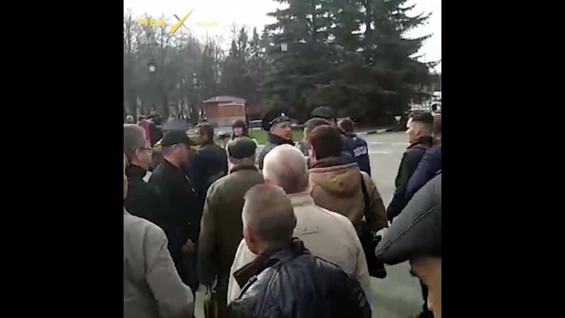Провокаторы напали на протестующих в ульяновске