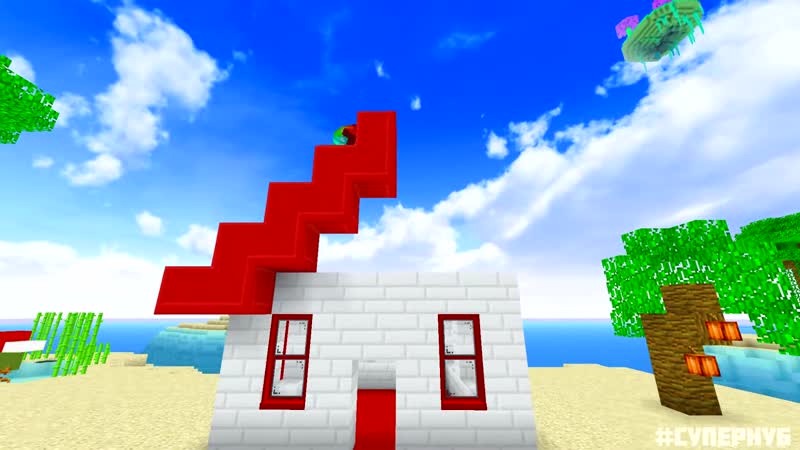 [владус мармеладус] остров нуба против супернуб остров vs читер и бог в майнкрафт ! нуб и про троллинг мульт видео