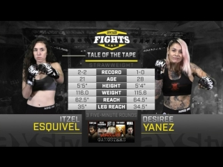 Lfa43 itzel esquivel vs desiree yanez