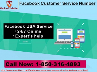 Which way is quickest to get facebook customer care number? call 1 850 316 4893