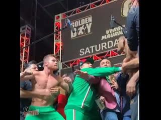 Взвешивание canelo alvarez vs daniel jacobs