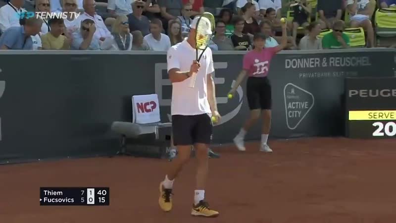 Мартон фучович подал с руки в матче с тимом, но затем извинился