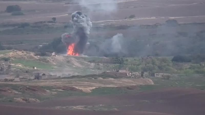 Армянские вооруженные силы продолжают уничтожать азербайджанские танки и бронетехнику