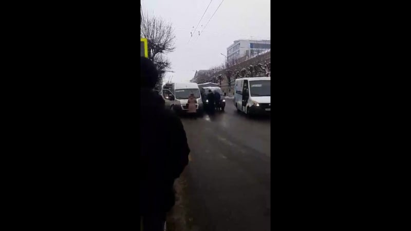 В центре рязани подрались маршрутчик и водитель грузовой газели