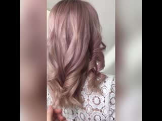 Окрашивание rose gold