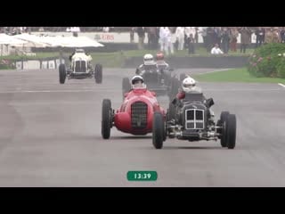 Wild 80 year old alfa romeo slices through the pack