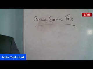 Small septic tank