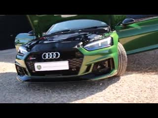 Audi rs5 2 9 tfsi v6 quattro 5dr coupe automatic in sonoma green 2017