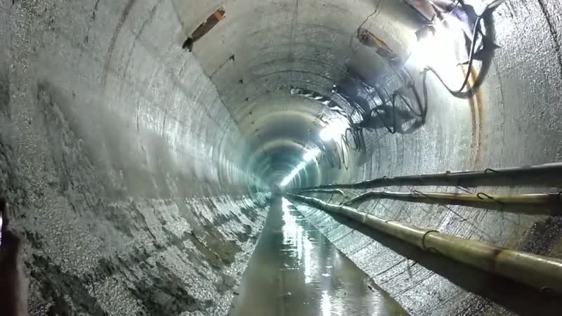 Ударная волна в тоннеле