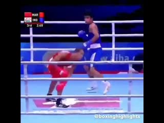 🎬нокауты в любительском боксе🥊